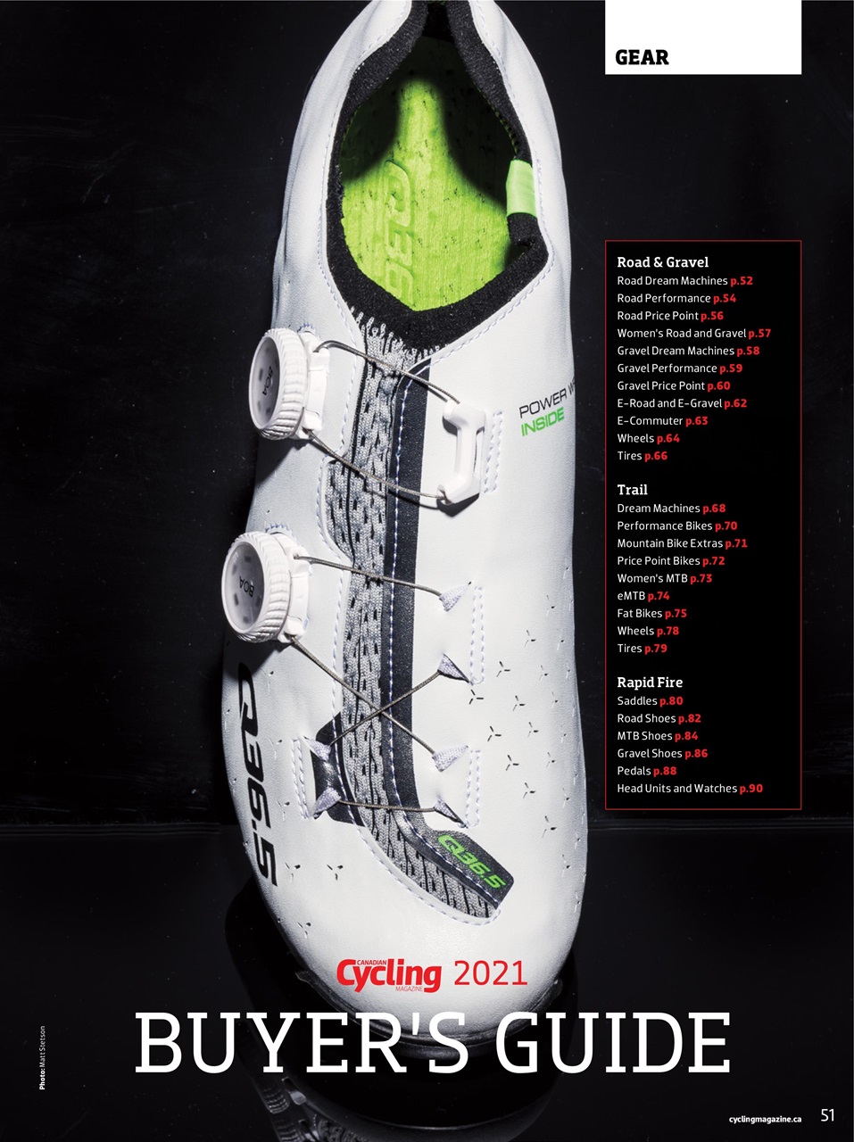 Canadian Cycling Magazine Preview Pages