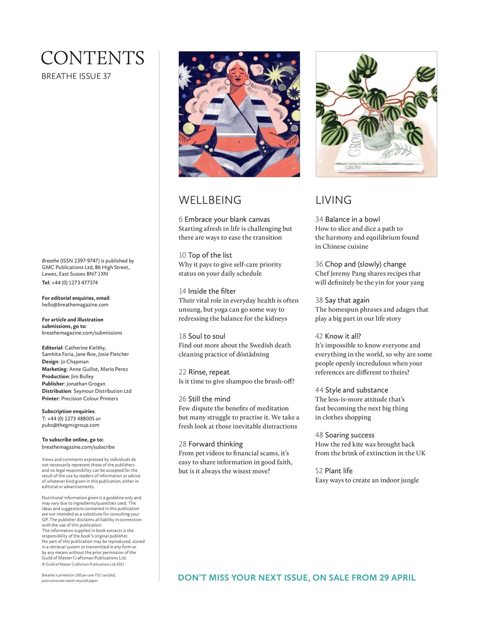 Breathe Preview Pages