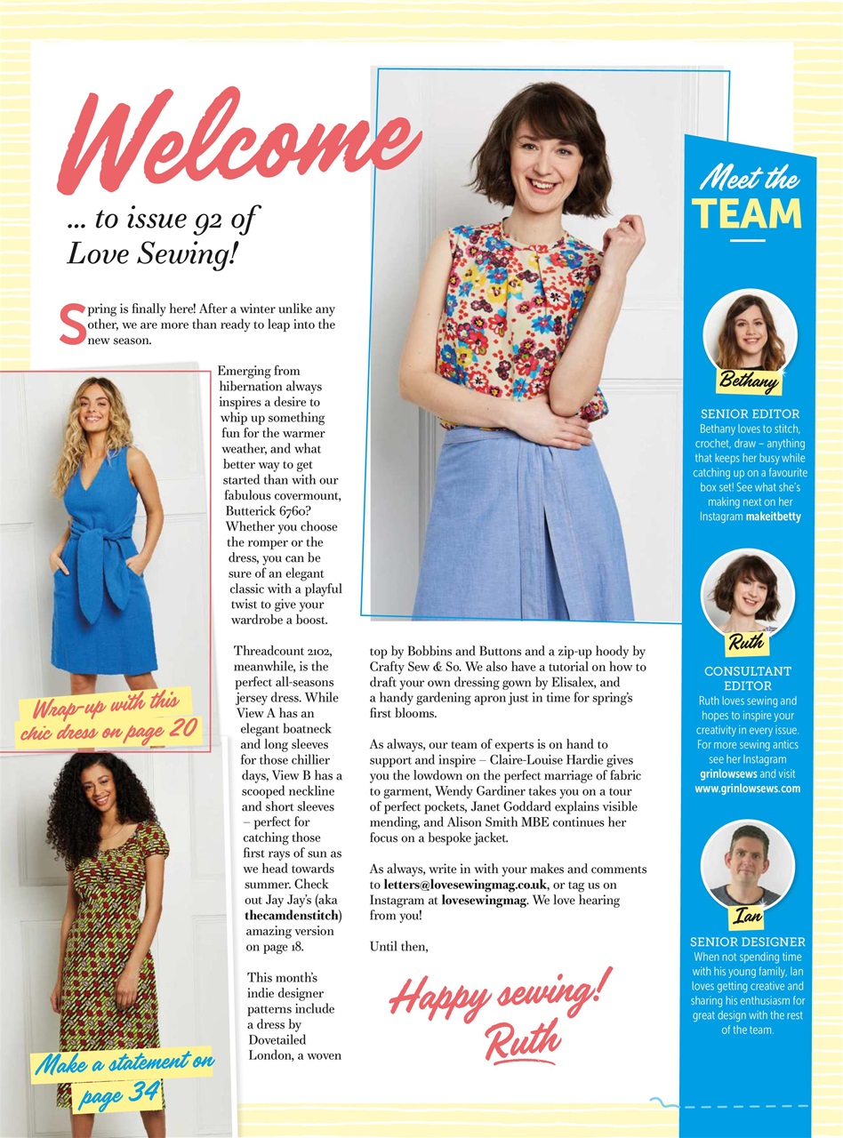 Love Sewing Preview Pages