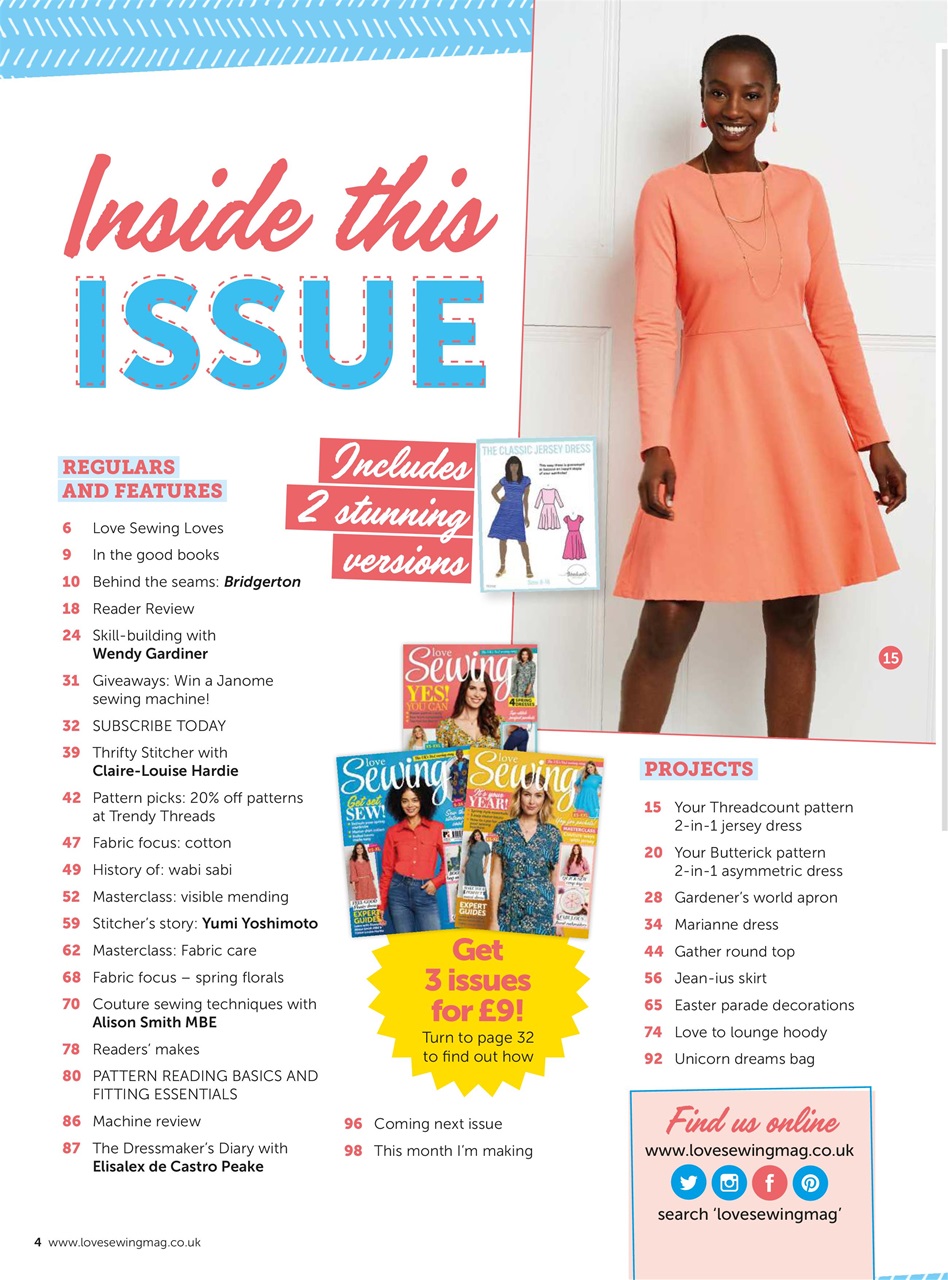 Love Sewing Preview Pages