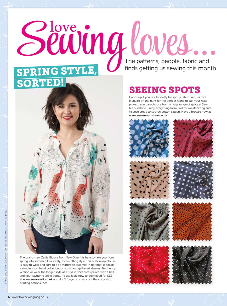 Love Sewing Preview Pages