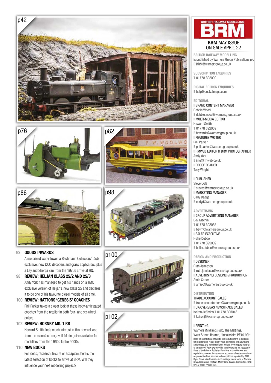 British Railway Modelling (BRM) Preview Pages