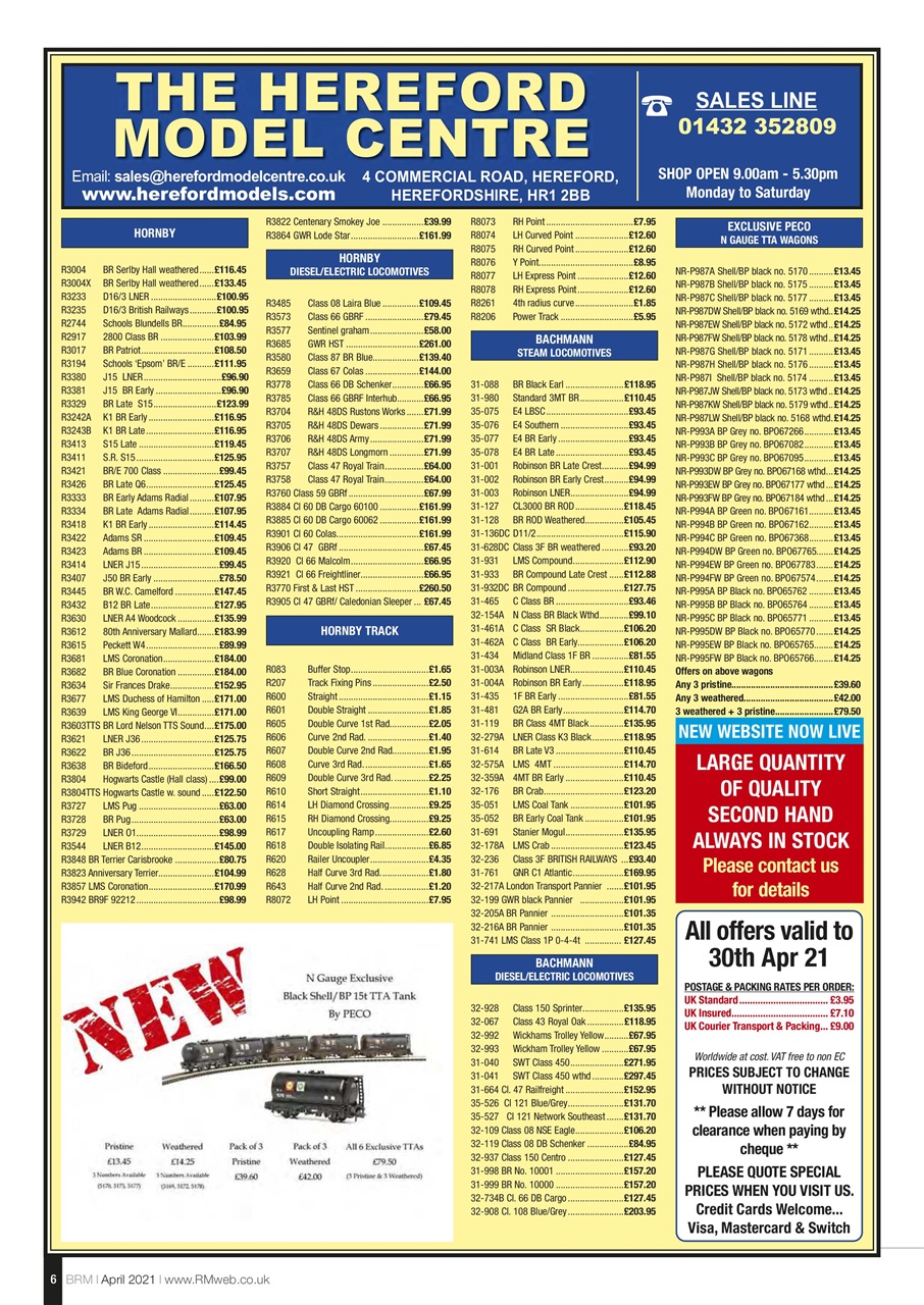 British Railway Modelling (BRM) Preview Pages