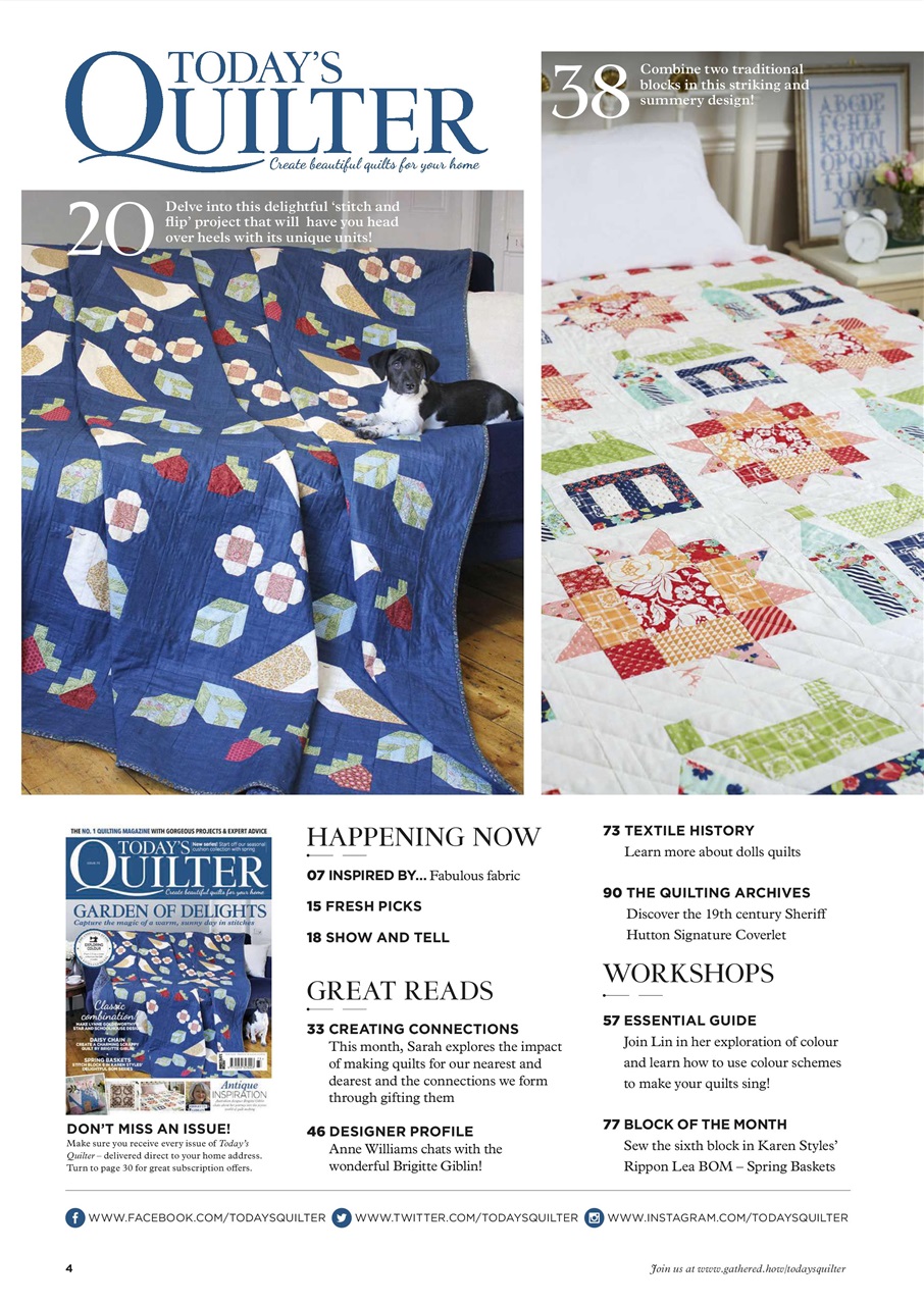 Today’s Quilter Preview Pages
