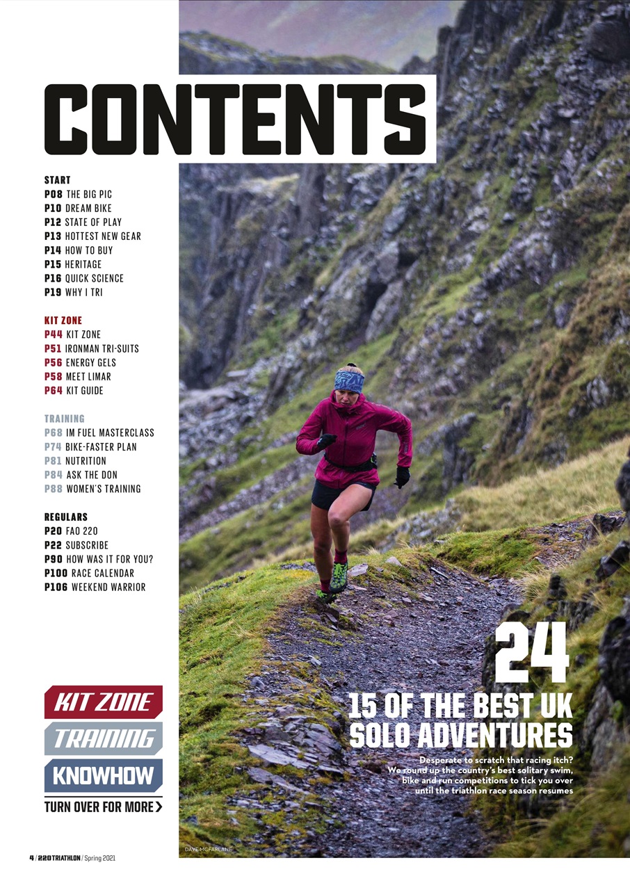 220 Triathlon Magazine Preview Pages