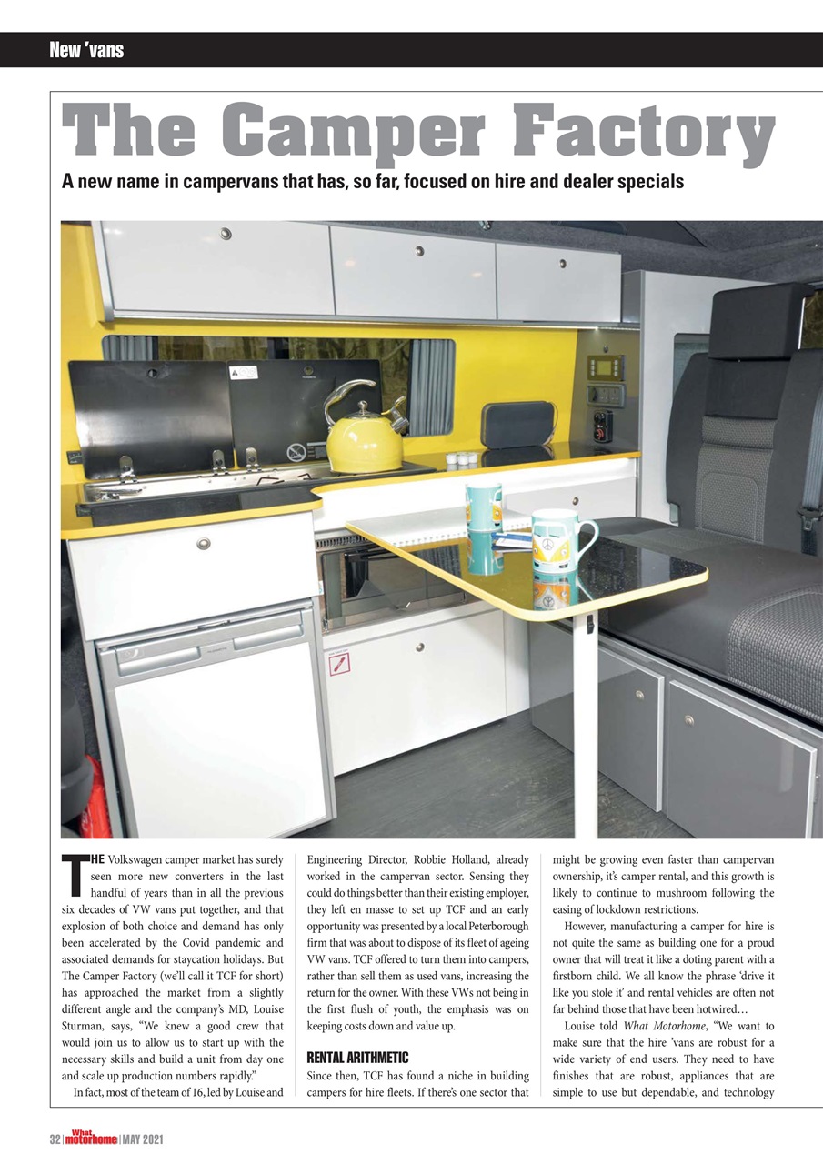 What Motorhome magazine Preview Pages