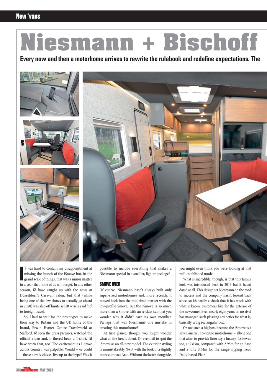 What Motorhome magazine Preview Pages