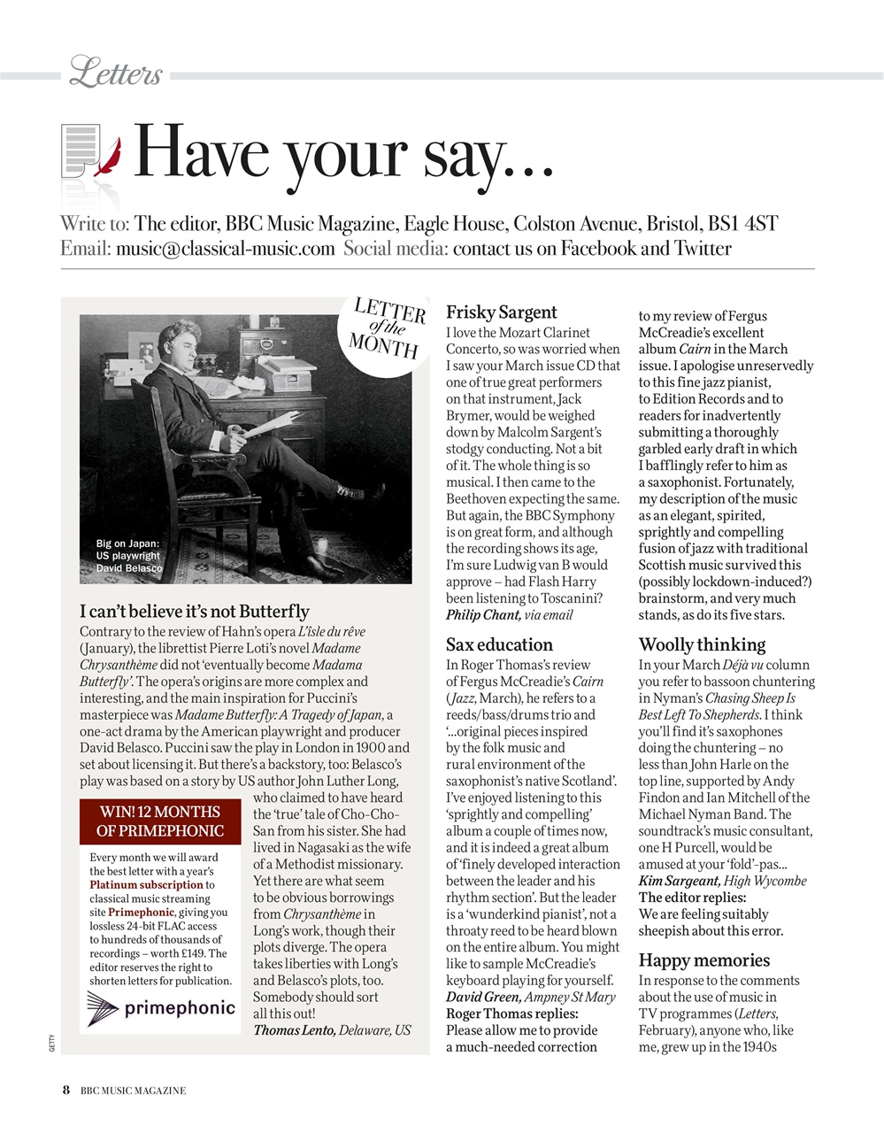 BBC Music Magazine Preview Pages