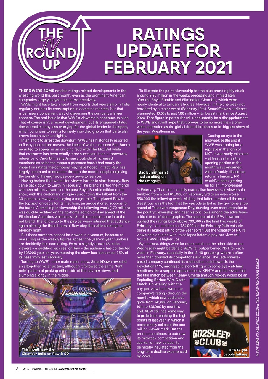 Wrestletalk Magazine Preview Pages