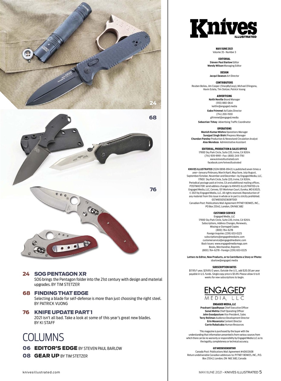 Knives Illustrated Preview Pages