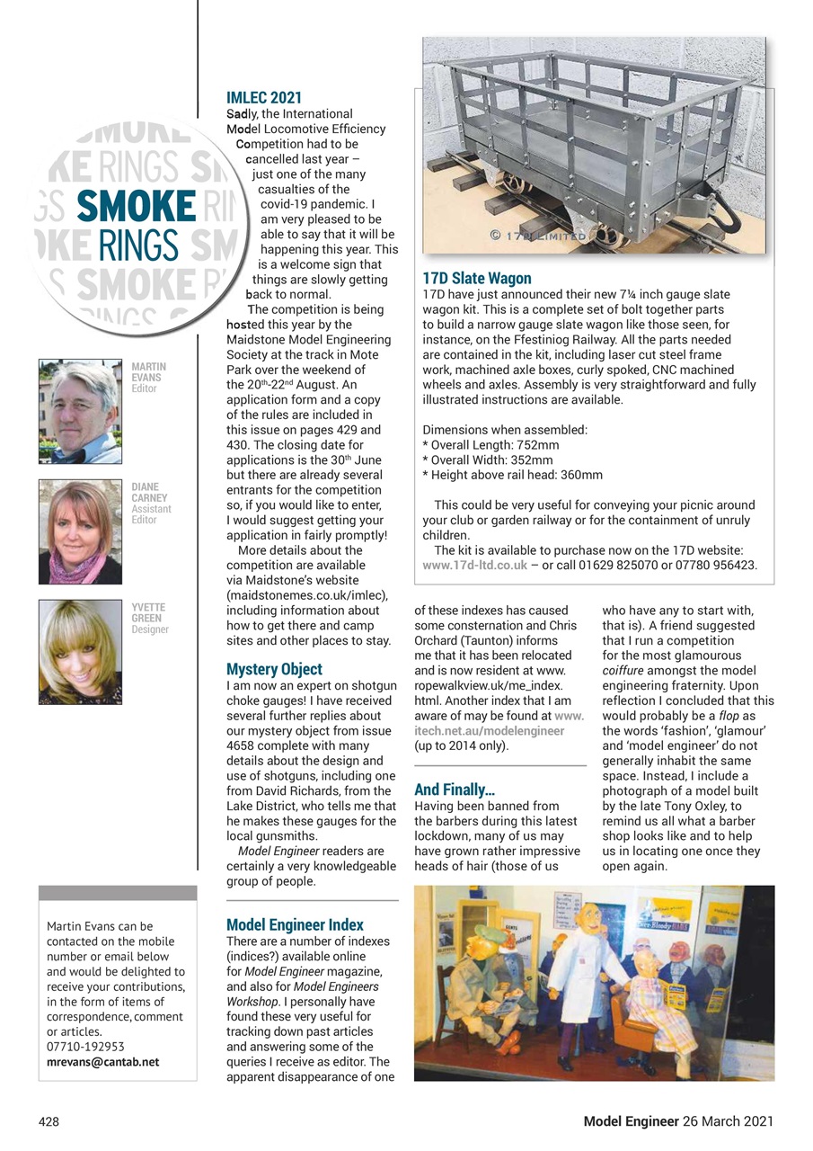 Model Engineer Preview Pages