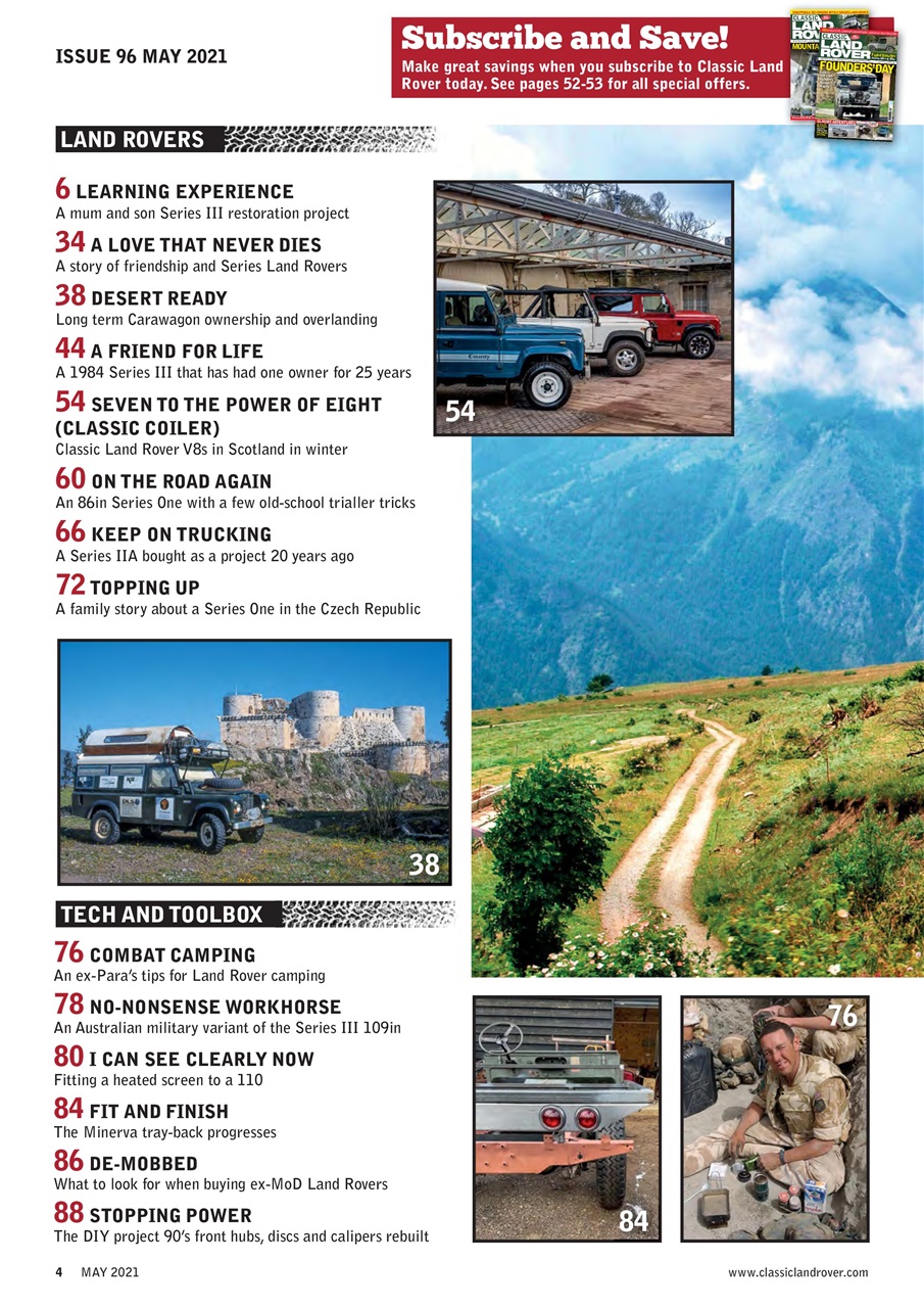 Classic Land Rover Magazine Preview Pages