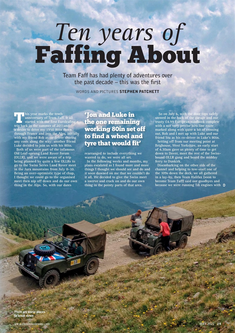 Classic Land Rover Magazine Preview Pages