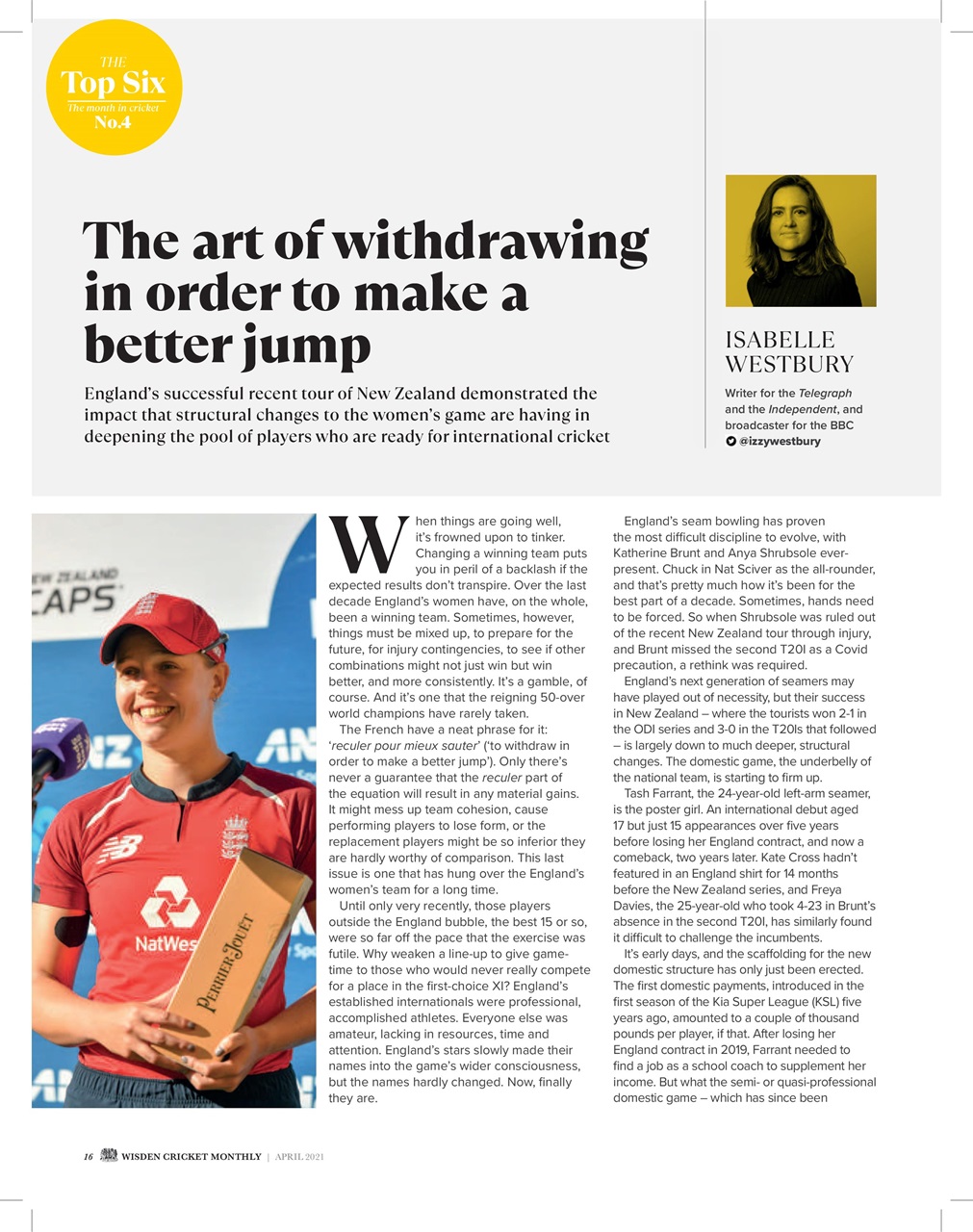 Wisden Cricket Monthly Preview Pages
