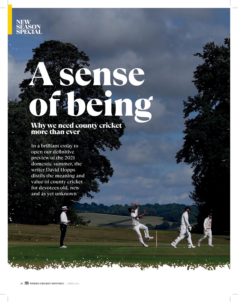 Wisden Cricket Monthly Preview Pages