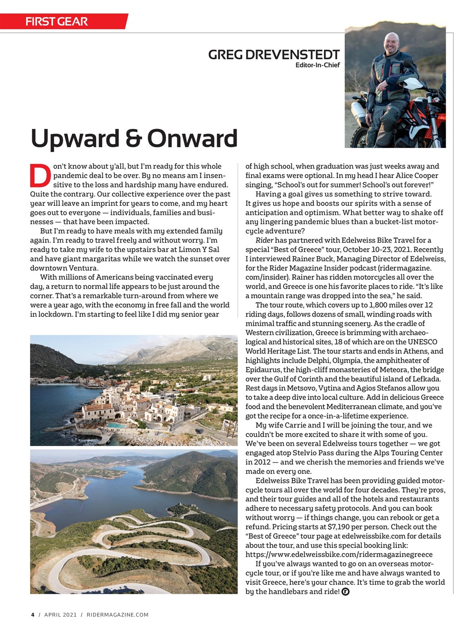 Rider Magazine Preview Pages