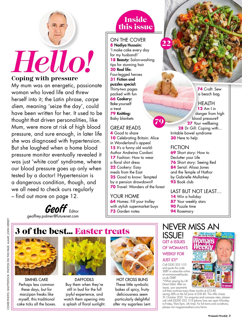 Woman's Weekly Preview Pages