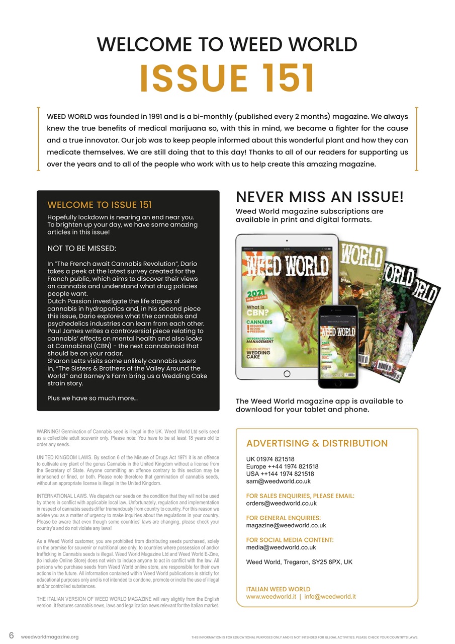 Weed World Preview Pages