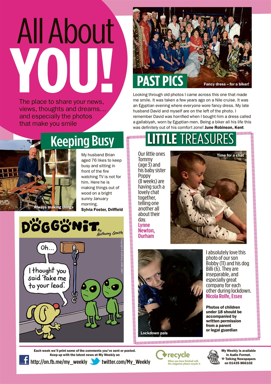 My Weekly Preview Pages