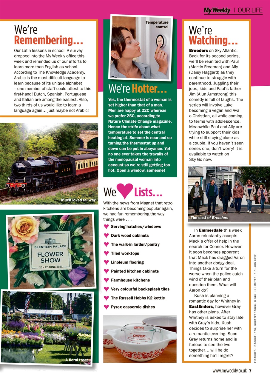 My Weekly Preview Pages