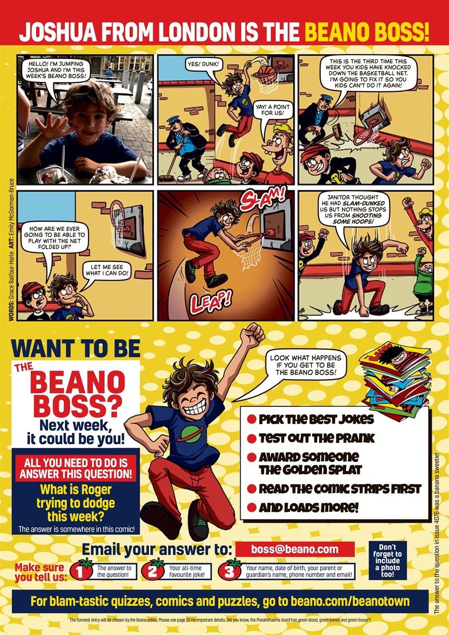 Beano Preview Pages