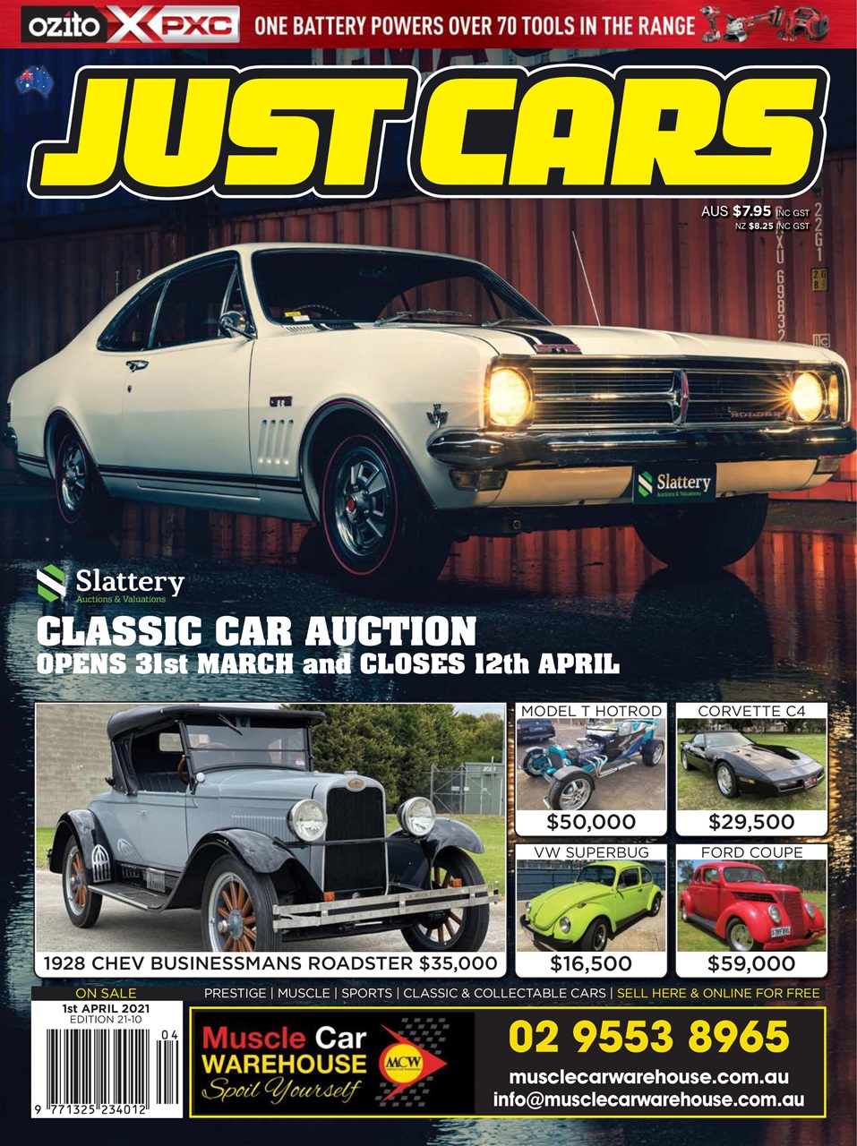 JUST CARS Preview Pages