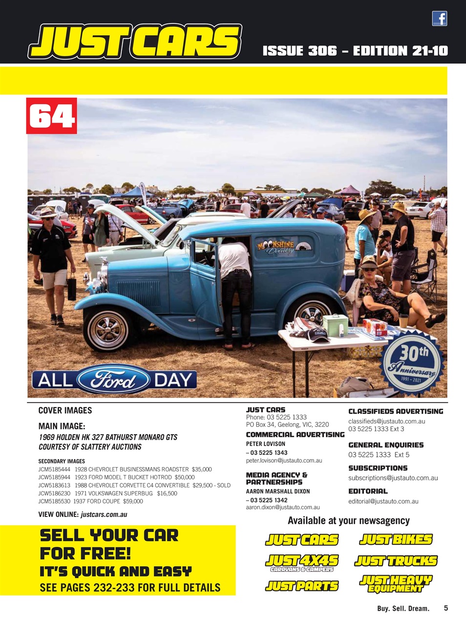 JUST CARS Preview Pages