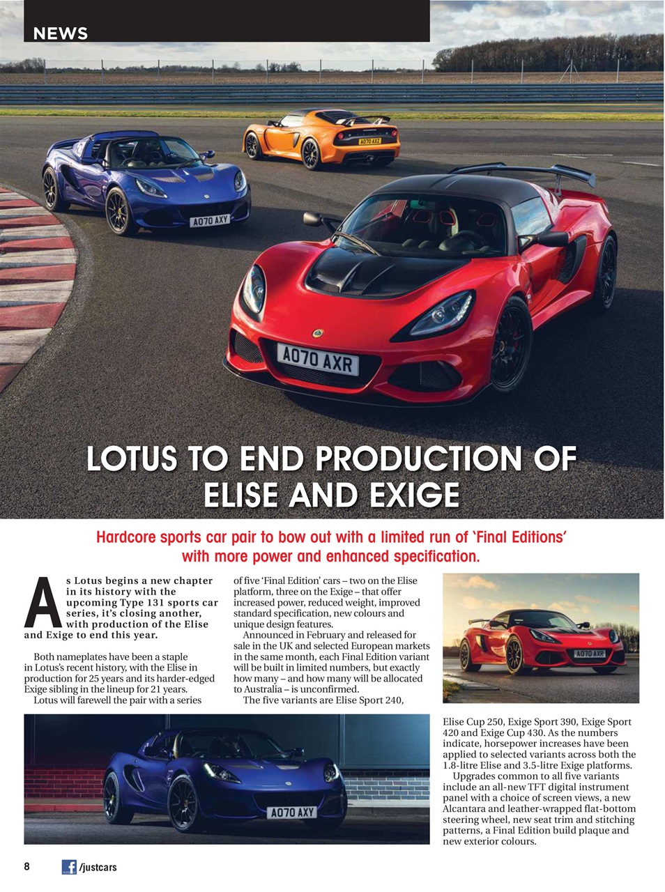 JUST CARS Preview Pages