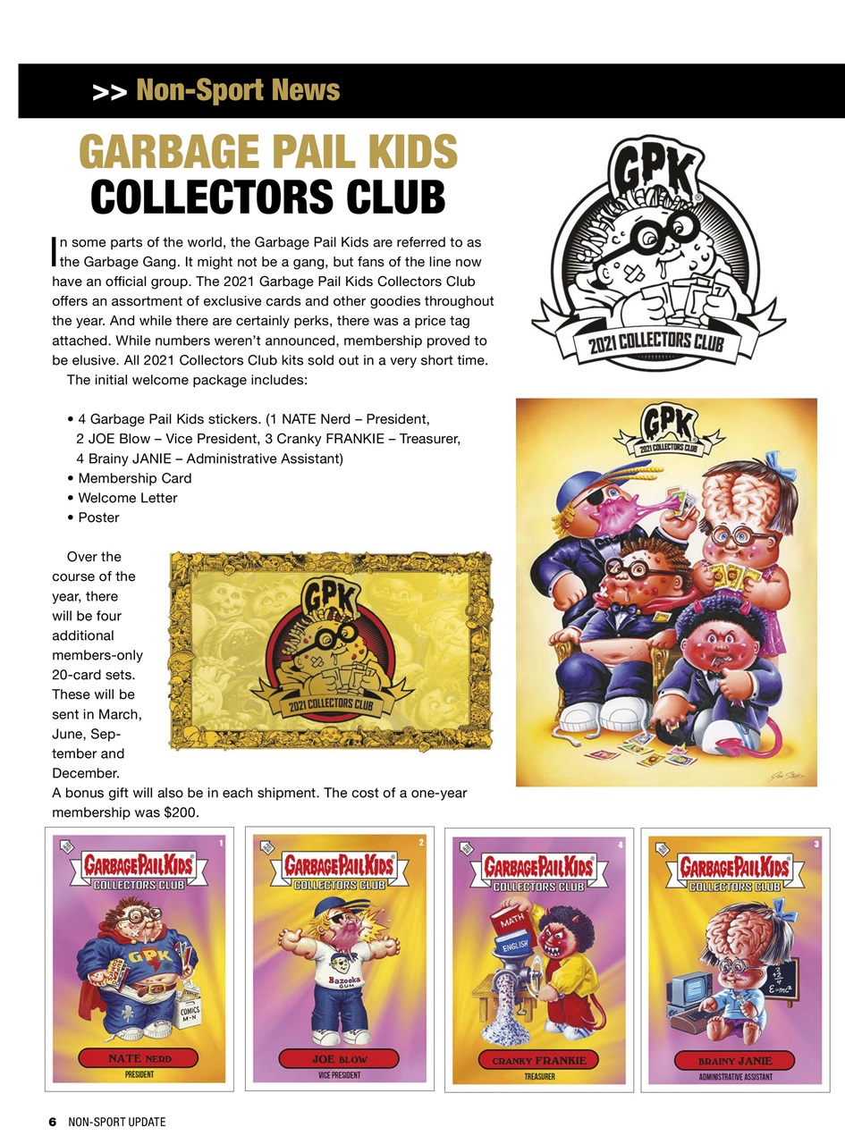 Non-Sport Update Magazine Preview Pages