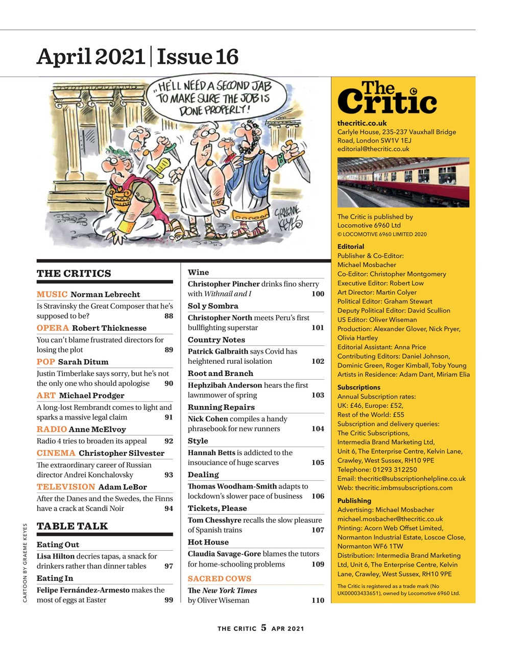 The Critic Preview Pages