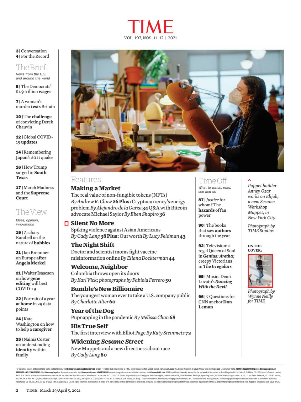 TIME Magazine Europe Preview Pages