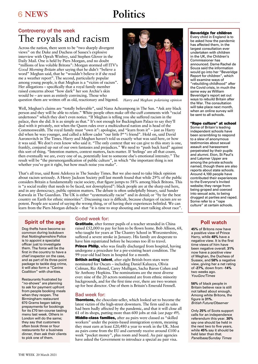 The Week Preview Pages