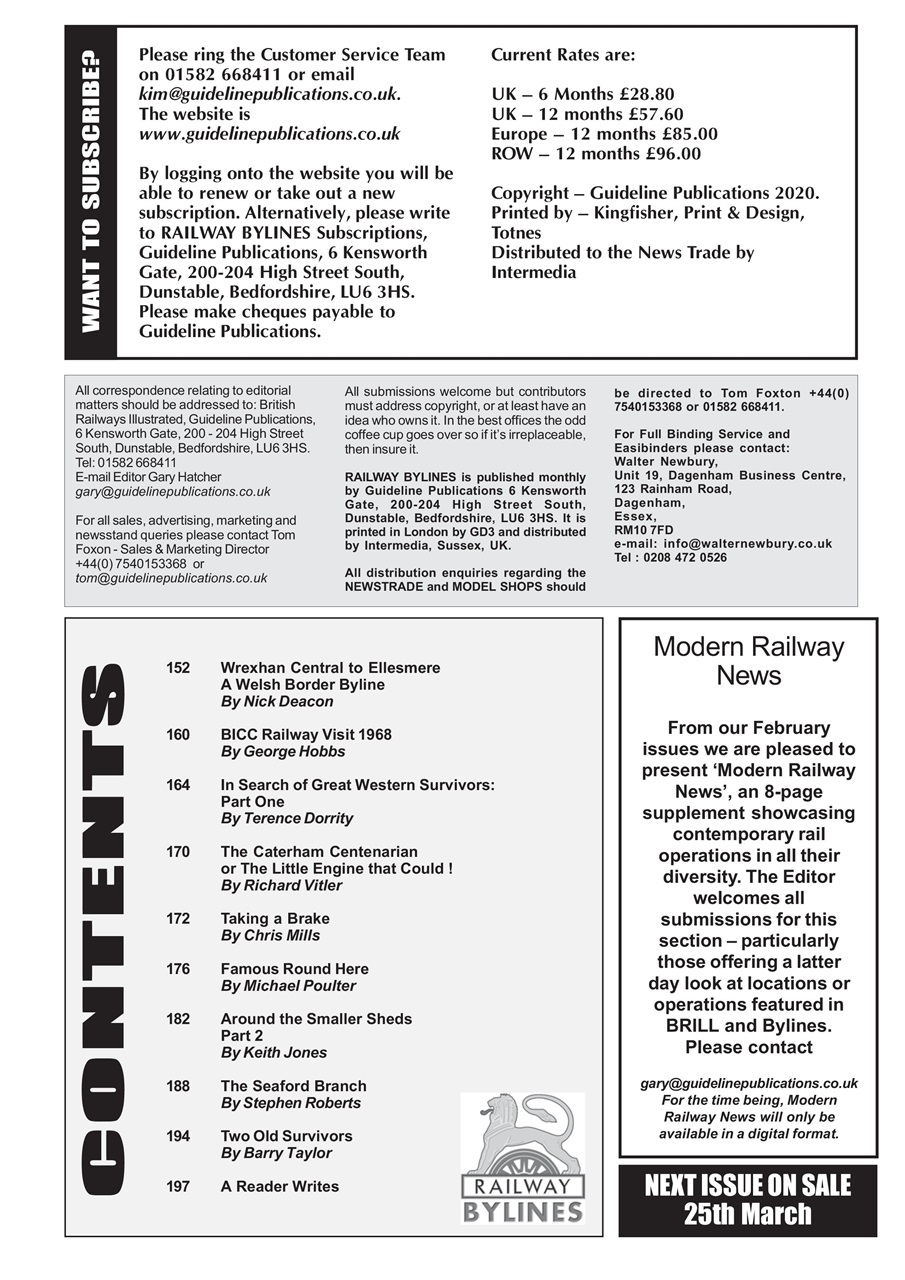 Railway Bylines Preview Pages