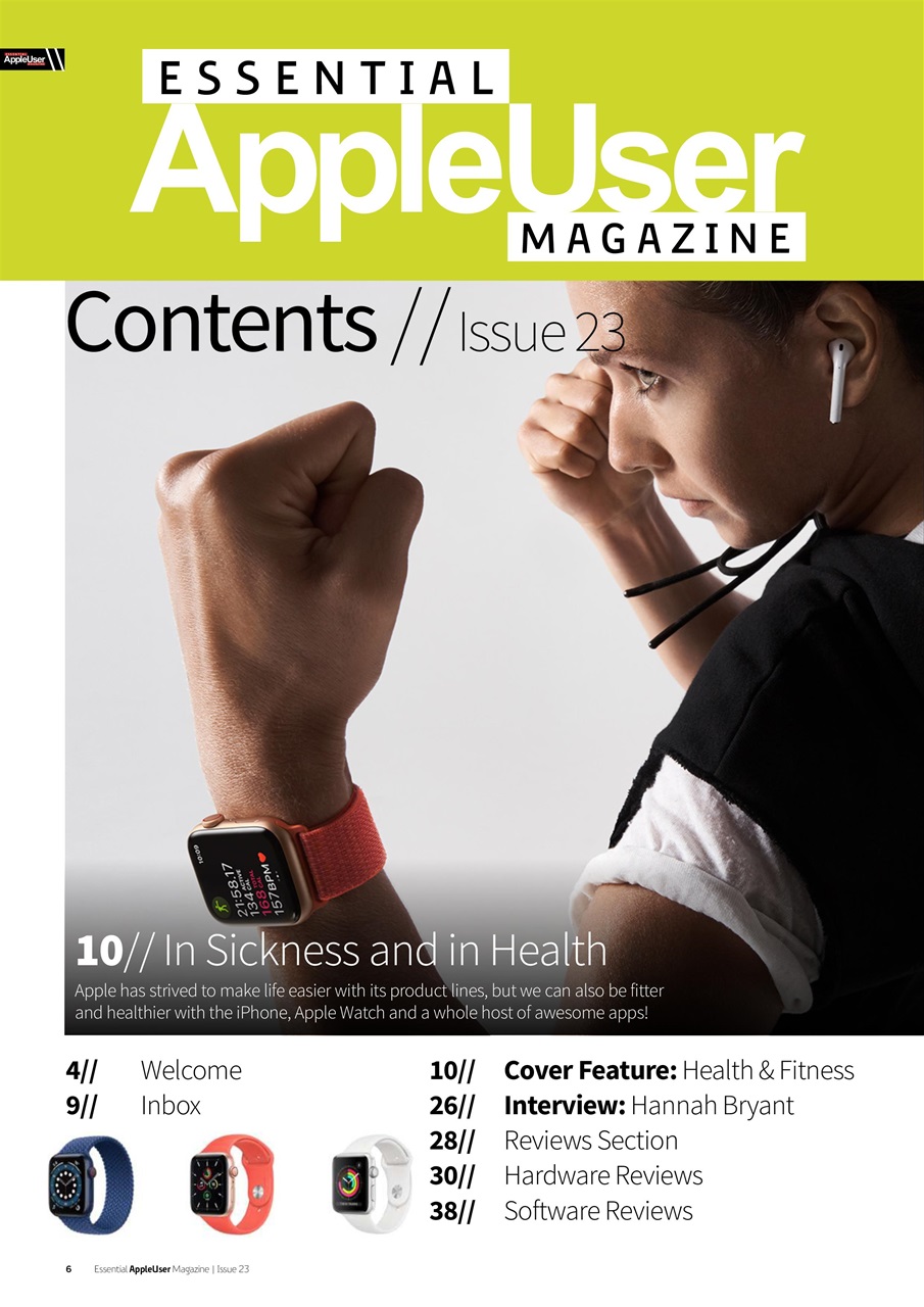 Essential Apple User Preview Pages