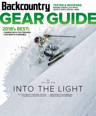 Backcountry issue 2018 Gear Guide