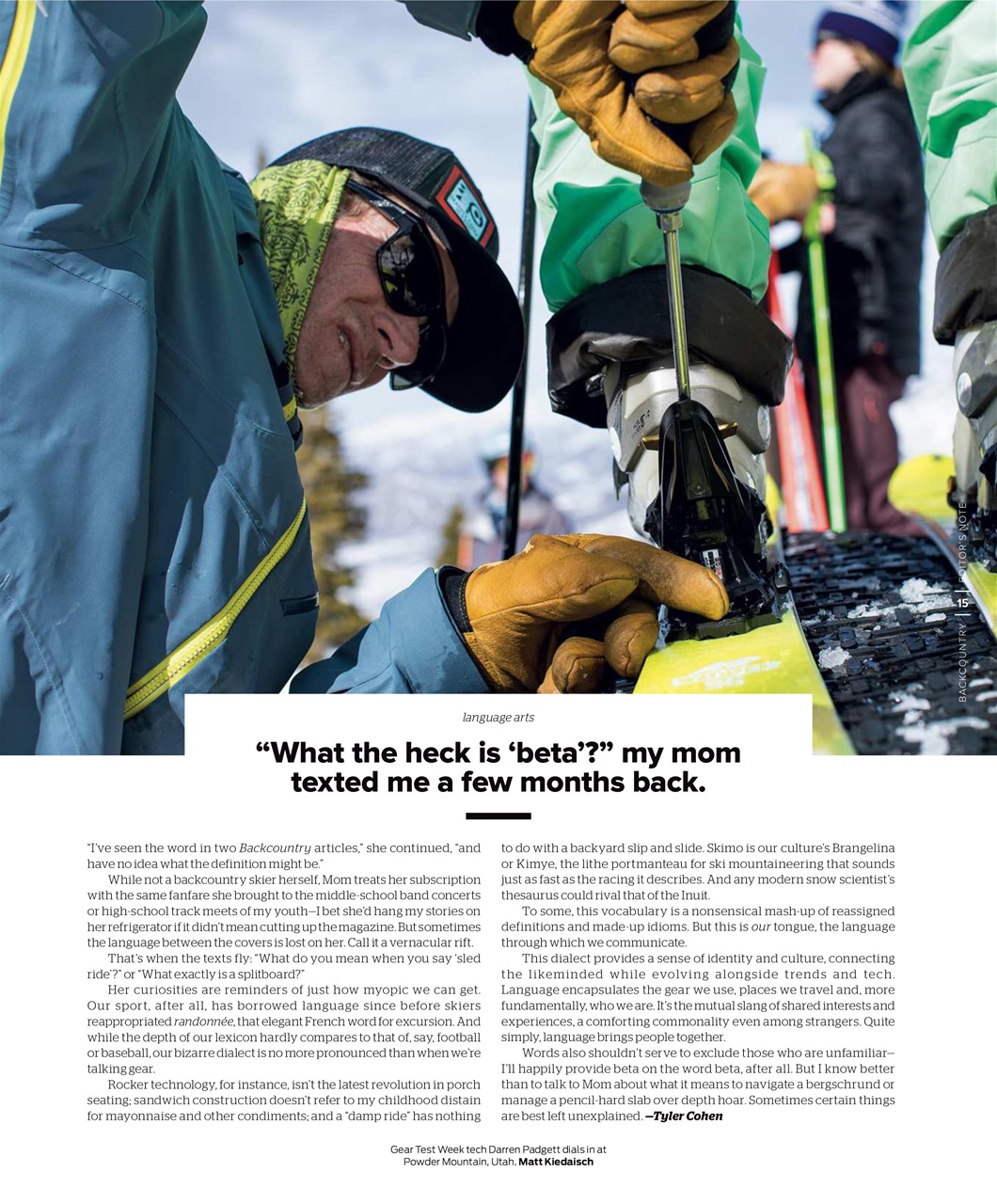 Backcountry Preview Pages