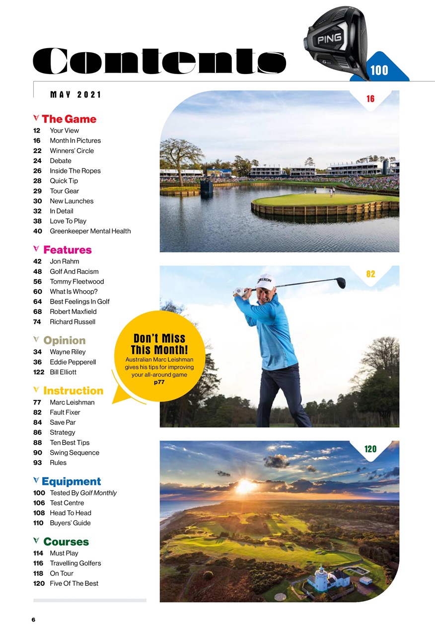 Golf Monthly Preview Pages