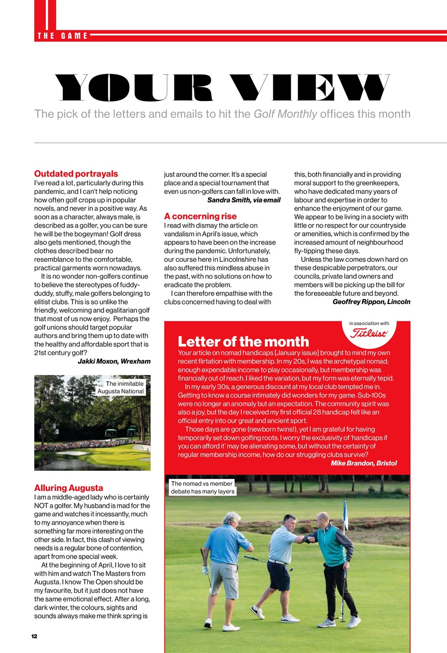 Golf Monthly Preview Pages