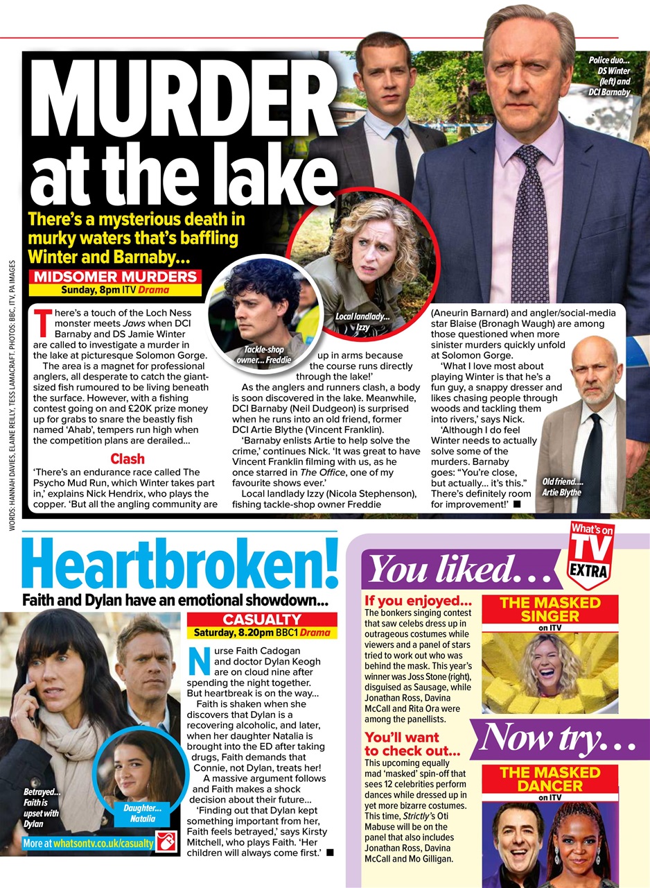 What's on TV Preview Pages