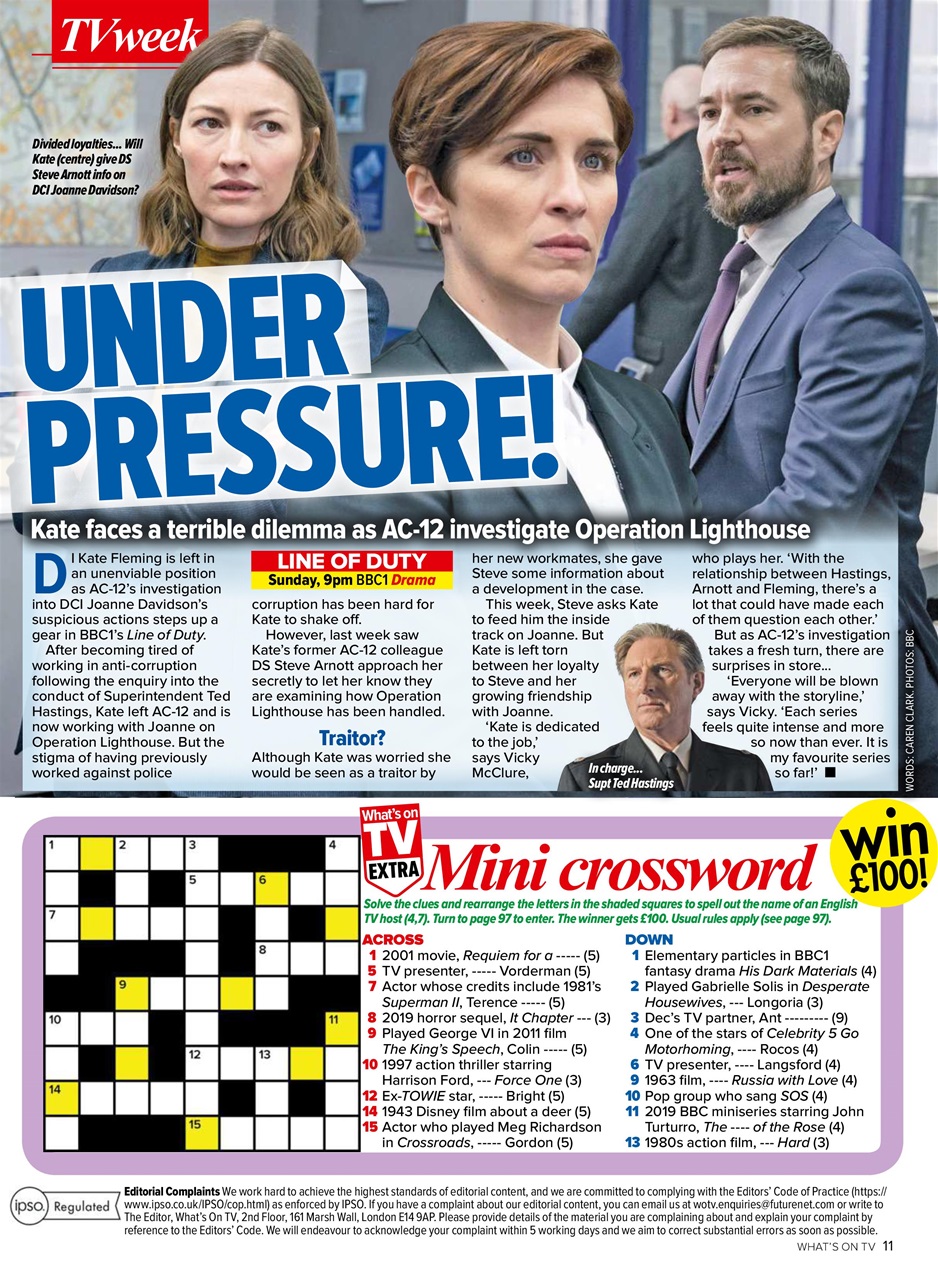 What's on TV Preview Pages