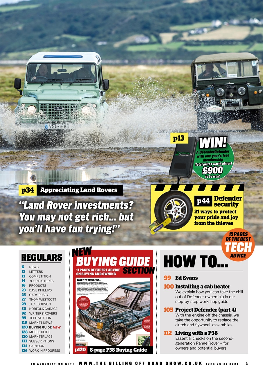 Land Rover Monthly Preview Pages