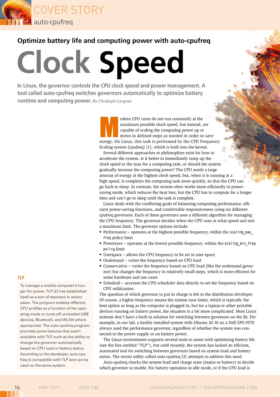 Linux Magazine Preview Pages