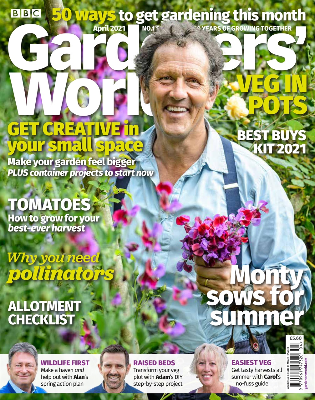 BBC Gardeners’ World Magazine Preview Pages