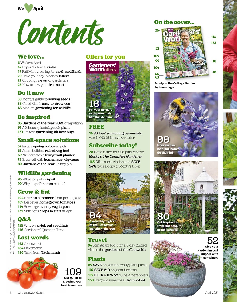BBC Gardeners’ World Magazine Preview Pages