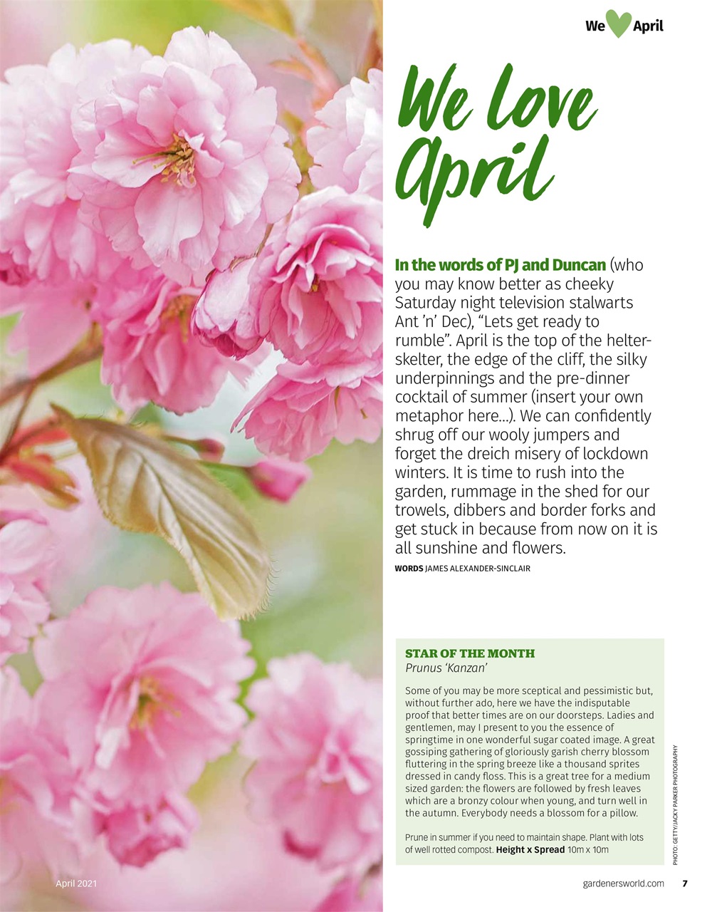 BBC Gardeners’ World Magazine Preview Pages