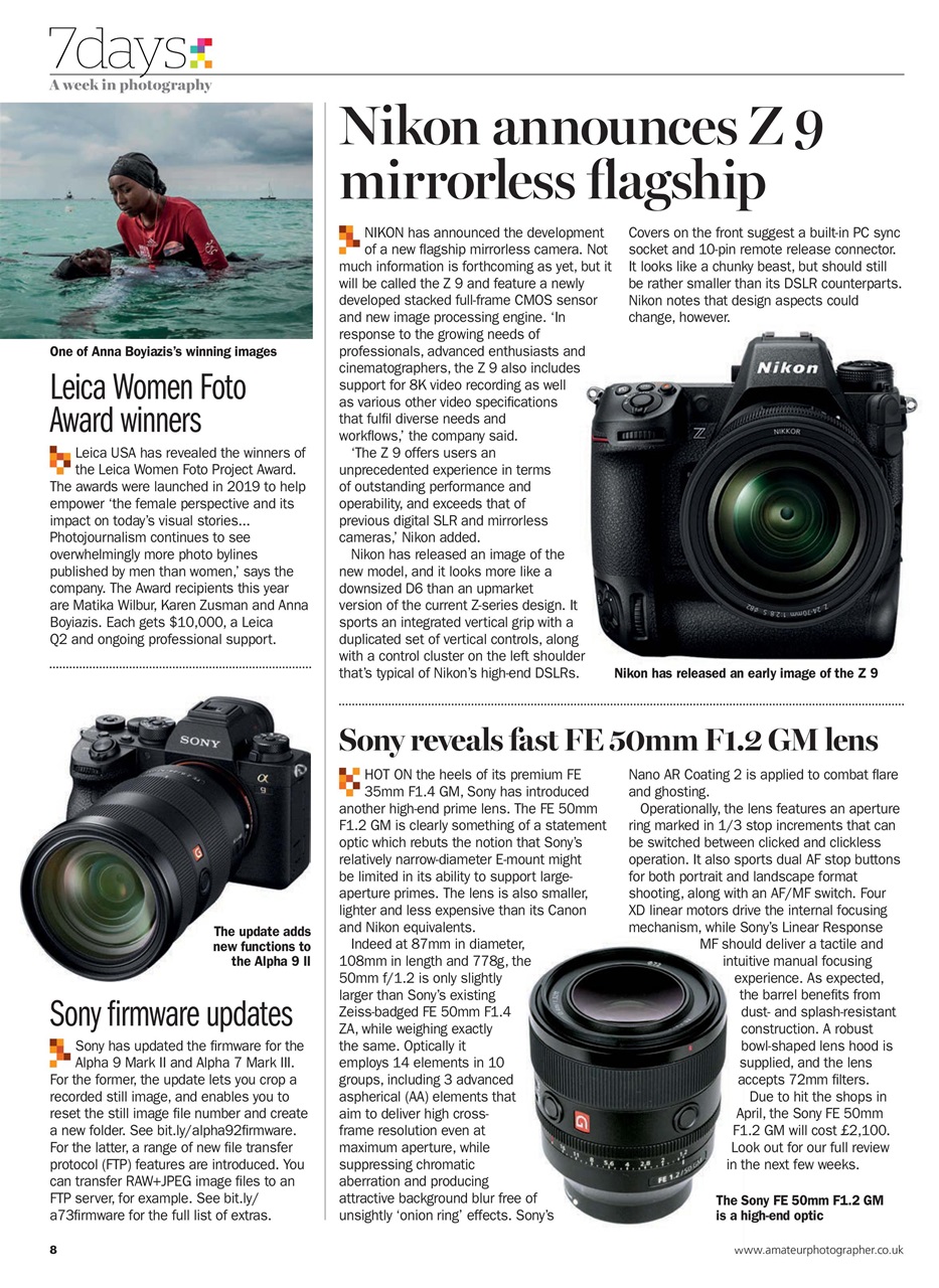 Amateur Photographer Preview Pages