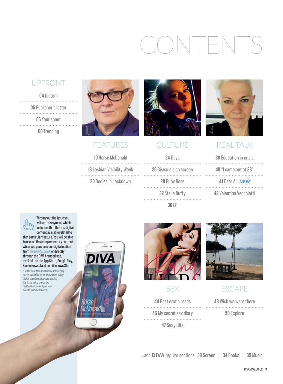 DIVA Magazine Preview Pages