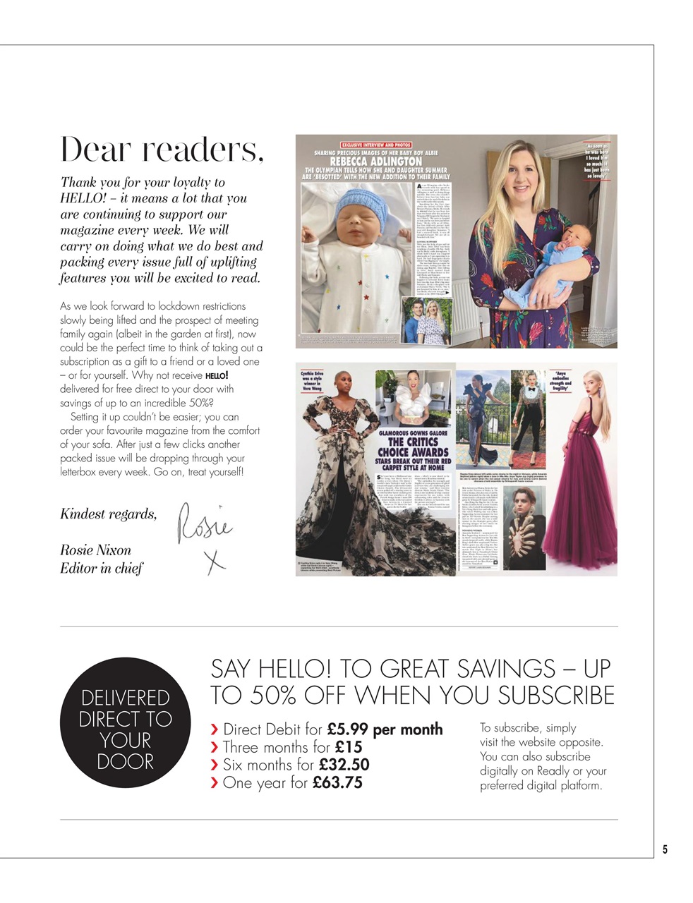 Hello! Magazine Preview Pages