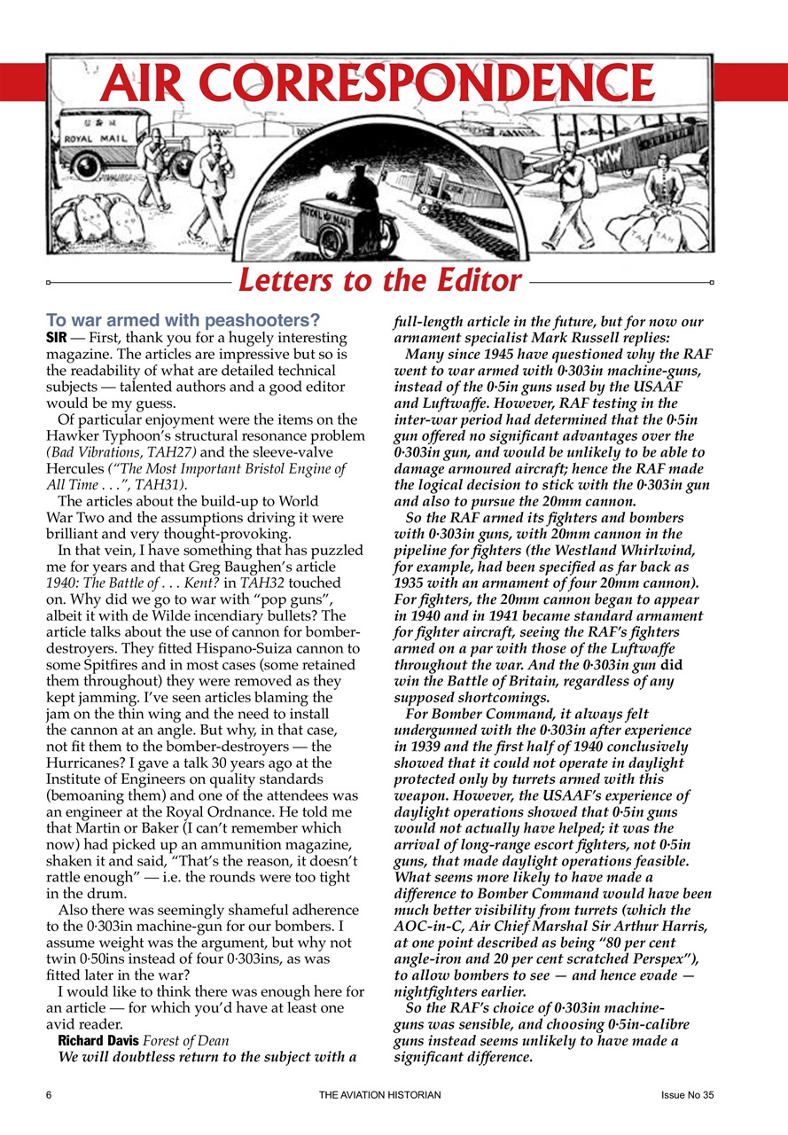 The Aviation Historian Magazine Preview Pages
