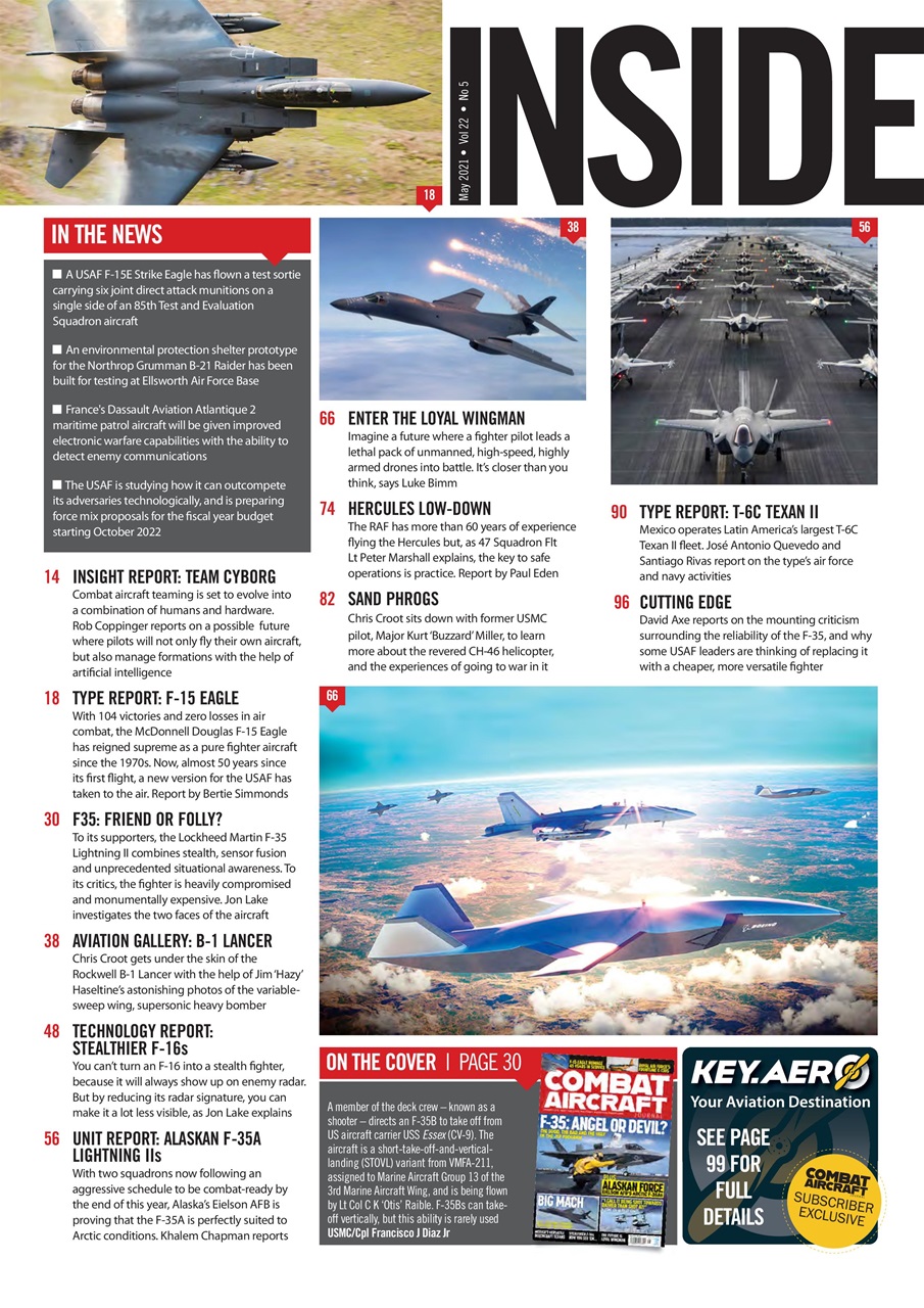 Combat Aircraft Journal Preview Pages